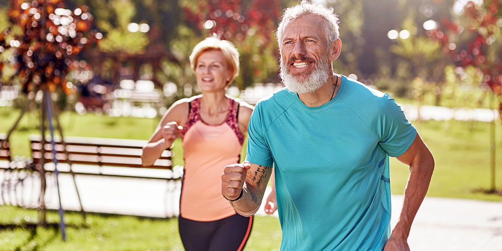 What is the ideal duration of running for beginners, elderly, jogging 